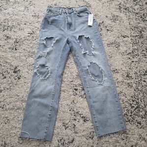 Urban Outfitters BDG Mom Highrise Vintage Distressed Jeans Womens Size 25 NWT
